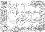 Chloe Coloring Flower Name sketch template