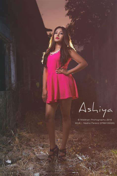 ashiya dissanayake looks hot in pink mini dress