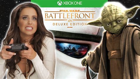 Star Wars Battlefront With Slave Leia And Yoda Youtube