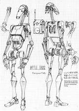 Droid Clone Droids Starwars Concept Planos War Droides Galaxias Naves Vehículos Maquetas Zeichnen Ak0 época Guerra Robots Televisión sketch template