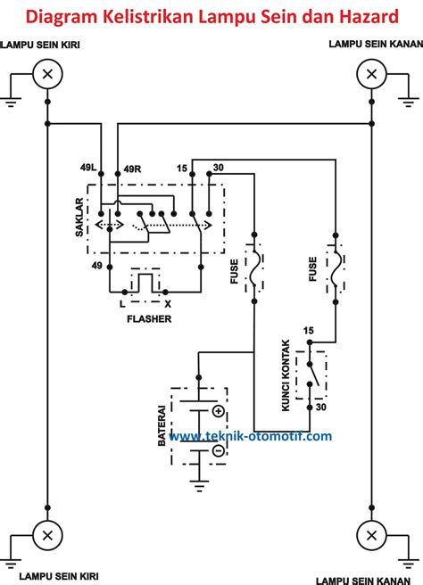 electrical wiring diagram lampu kepala