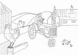 Coloring Pages Country Farm Scenes Horse Drawing Longhouse Countryside Getcolorings Getdrawings Farmer Printable sketch template
