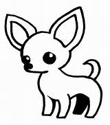 Chihuahua Coloring Drawing Pages Line Dogs Simple Chihuahuas Dog Stamps Three Chihuhua Drawings Template Small Color Ebay Variety Lot Digi sketch template
