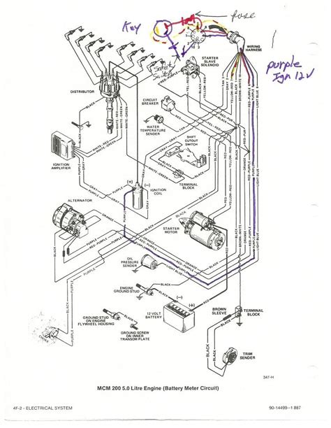 elegant mercury outboard key switch wiring diagram