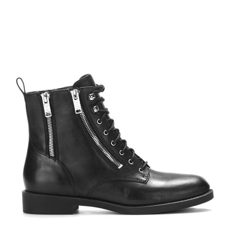 lyst marc  marc jacobs montague leather boots  black