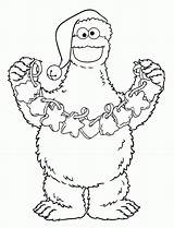 Coloring Pages Christmas Sesame Street Cookie Monster Kids Printable Elmo Clipart Sheets Coloring4free Color Print Popular Choose Clipground Library Board sketch template