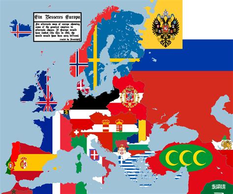 an alternate map of europe in 1914 imaginarymaps