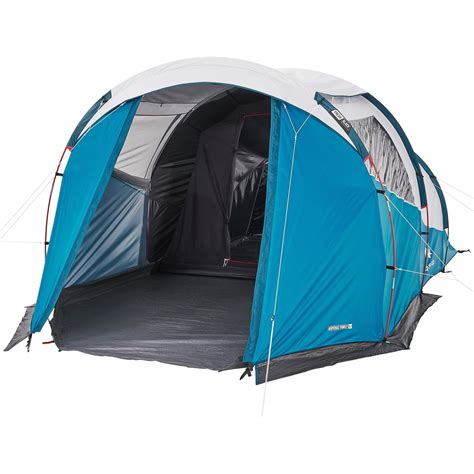 arpenaz  freshblack tunnel camping tent  people  bedroom decathlon