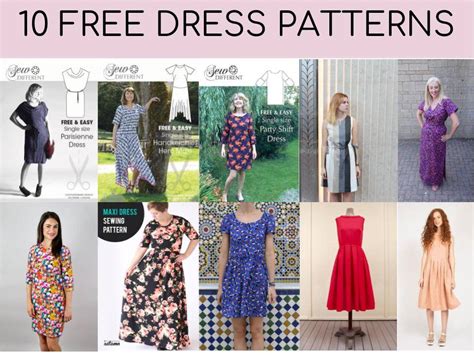printable  dress patterns printable templates