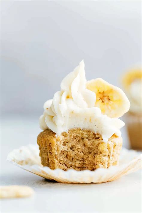 banana cupcakes {cream cheese frosting} chelsea s messy