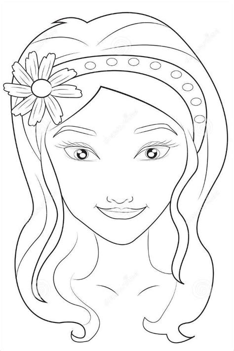 face coloring pages jpg ai illustrator