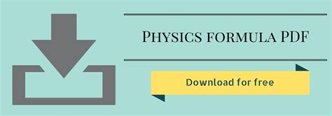 physics formulas  concepts