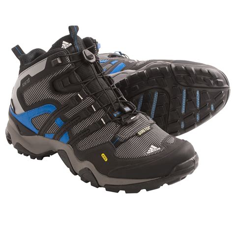 adidas outdoor terrex fast  fm mid gore tex hiking boots waterproof  men save