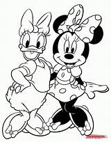 Daisy Minnie Duck Coloring Mouse Pages Mickey Printable Disney Choose Board Drawings sketch template