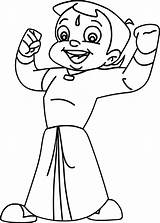 Bheem Chota Chhota Coloring Pages Cartoon Strong Drawing Printable Colouring Clipart Sheets Kids Wecoloringpage Cartoons Popular Coloringhome Books Easy Clip sketch template