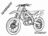 Kawasaki Bike Dirt Coloring Kx250f Print Utilising Button Grab Feel Could Please Well Size sketch template