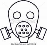 Mask Gas Pages Coloring Radiation Getcolorings Clipart Getdrawings sketch template