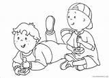 Coloring4free Caillou Coloring Pages Leo Related Posts sketch template
