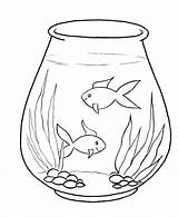 Fish Coloring Pages Simple sketch template