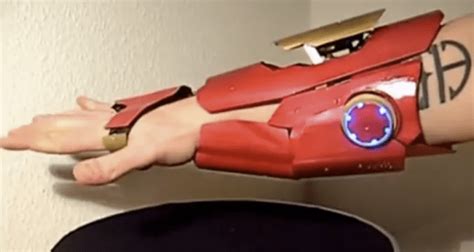 home  iron mans laser glove