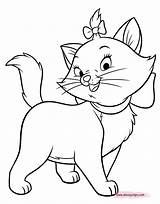 Coloring Aristocats Marie Pages Disney Cat Printable Colouring Sheets Book Disneyclips Cats Kittens Books Cartoon Toulouse Thomas Kids Horse Template sketch template