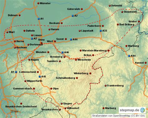 stepmap uebersicht  landkarte fuer deutschland