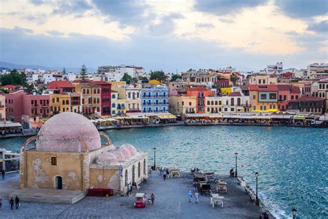 cars  banned  chanias venetian harbour greek city times