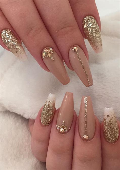 35 Classy Gold Nail Art Designs For Fall Style Vp Page 7