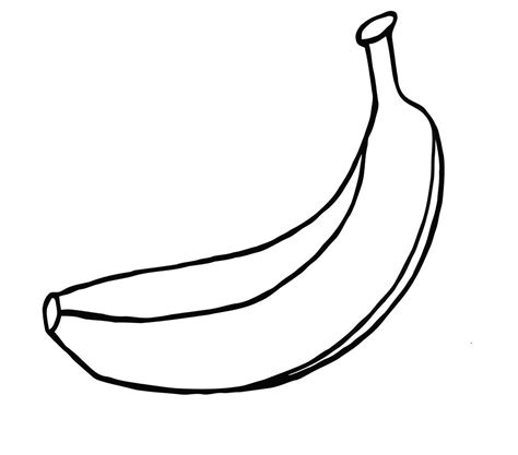 coloring banana worksheet