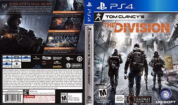 tom clancys  division ps  cover project