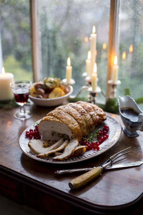 Donal Skehan Roast Rolled Turkey Breast With Cranberry And Sage Stuffing