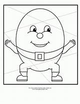 Humpty Dumpty Coloring Pages Printable Drawing Getdrawings Library Clipart sketch template