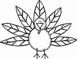 Turkey Coloring4free Fgteev Feathered sketch template