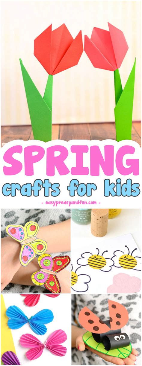spring crafts  kids art  craft project ideas   ages