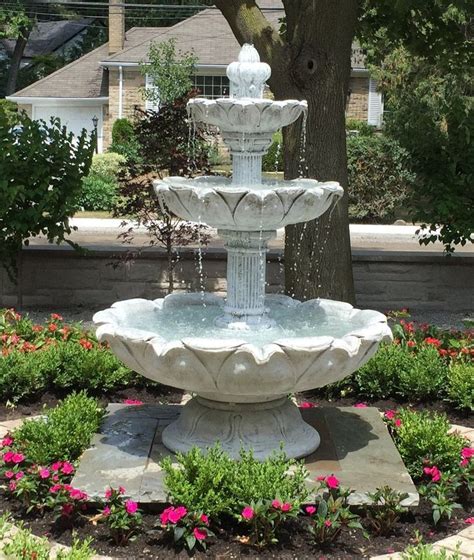 large  tier leaf fountain backyard water fountains water fountains outdoor fountains outdoor