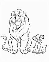 Simba Mufasa Leone Leoni Disneyclips Nala Stampare Kleurplaten Rafiki Löwen Cartoon Vorlagen Adulti Pumbaa sketch template