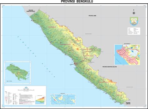 peta kota peta provinsi bengkulu hd