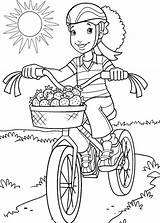 Coloring Bike Pages Bmx Safety Bicycle Drawing Colouring Carrie Riding Printable Underwood Color Book Getcolorings Getdrawings Print Holly Hobbie Template sketch template