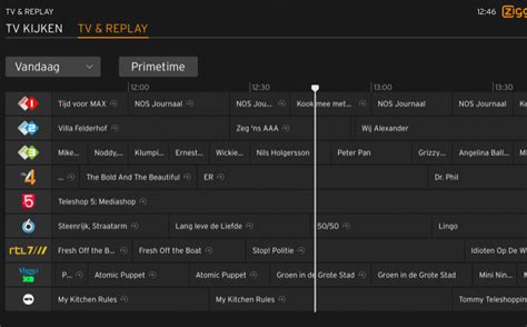 ziggo storing replay tv terugkijken npo  niet mogelijk totaal tv