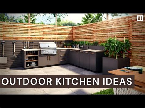 modern outdoor kitchen ideas backyard kitchen outdoor kitchen youtube