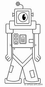Roboter Ausmalbild Ausmalbilder Ausdrucken Artus Downloaden sketch template