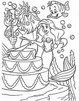 Coloring Disney Princess Pages Book Library Clipart Color Mermaid Little sketch template