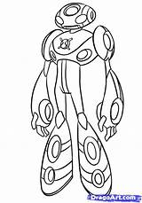 Ben Coloring Pages Alien Ultimate Drawing Ten Omniverse Draw Humungousaur Echo Colouring Characters Kids Aliens Cannonbolt Color Boys Clipart Step sketch template