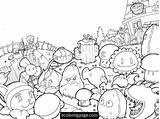 Zombies Pvz Versus Dying Colouring Colorear Ecoloringpage sketch template