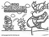 Coloring Mario Pages Super Bros Advance Games sketch template