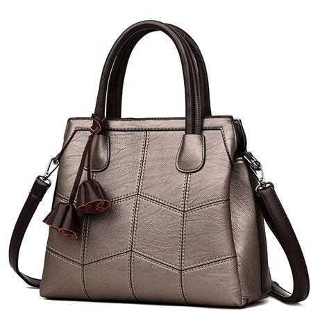 genuine leather luxury designer handbags  women casual tote