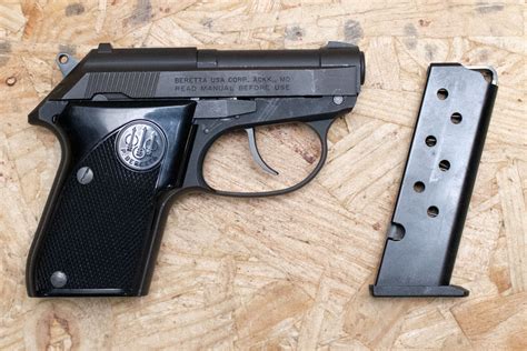 Beretta Tomcat 32 Acp Police Trade In Pistol With Tip Up Barrel