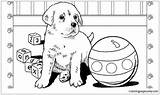 Realistic Pages Puppy Coloring Color Print Online Coloringpagesonly Kids sketch template