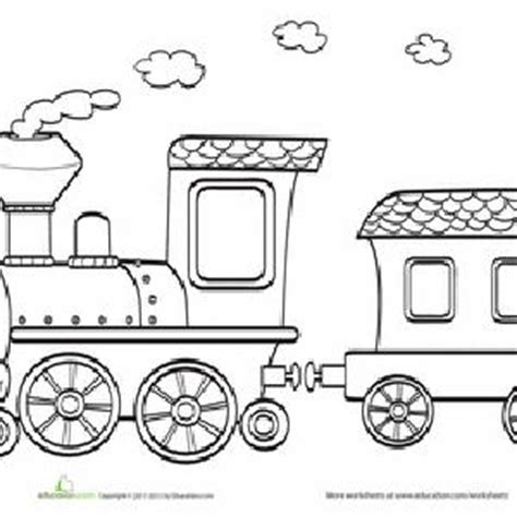train coloring pages educationcom