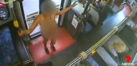 cctv captures shocking moment woman strips on sydney bus nz herald